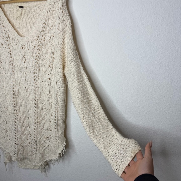 Free People Cross My Heart Knit Pull Over - Picture 9 of 12